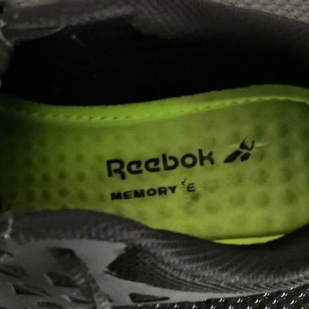 Reebok Work Sublite Cushion RB4041 Mens 6 Black Alloy Toe Safety Shoes EH